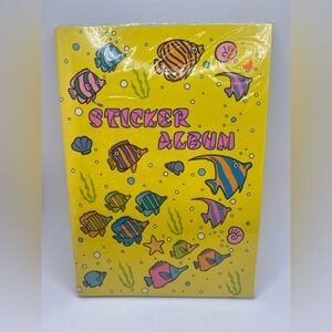 1980’s Vintage Colorful Fish Sticker Album